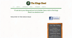 Desktop Screenshot of kingsheadcarlisle.co.uk
