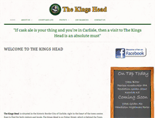 Tablet Screenshot of kingsheadcarlisle.co.uk